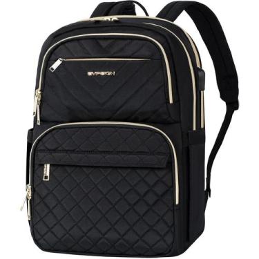 Imagem de Mochila EMPSIGN Laptop 15,6" com porta de carregamento USB 30L preta