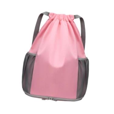 Imagem de Colaxi Mochila da bolsa de natação com compartimento de sapatos com mochila de empolgamento molhado para nadadores de nadadores da piscina, Rosa