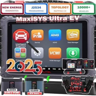 Imagem de Autel MaxiSYS Ultra EV Scan Tool for All Vehicles Upgrade Autel Ultra with EV Diag Kit EV High-Voltage System & Battery Pack Analysis MaxiFlash VCMI J2534 Programmer ECU Coding/Programming