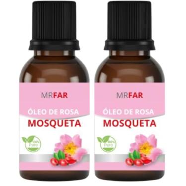 Imagem de Kit 2 Óleo de Rosa Mosqueta 100% Puro 30ml MRFAR