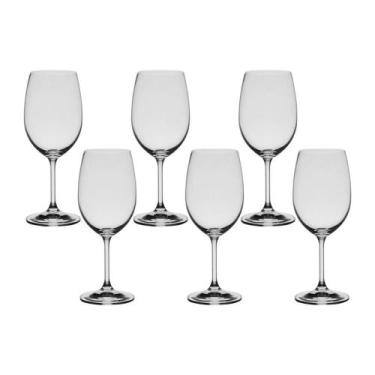 Imagem de Taça De Cristal Bohemia Para Vinho 350 ml Roberta 12 Peças - Bohemia C