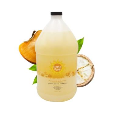Imagem de BoaVida Shampoo desodorizante Citrus Plus Elder e sabonete líquido corporal feito com caqui para tratar a presença de Nonenal e remover o cheiro de idosos, 1 galão