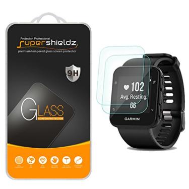 Imagem de Supershieldz (Pacote com 2) Projetado para Garmin Forerunner 35, protetor de tela de vidro temperado, antiarranhões, sem bolhas