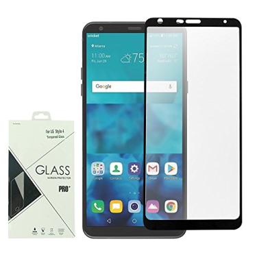 Imagem de Eaglecell - para LG Stylo 4 (2018), Stylo4+ Plus, LM-Q710, LM-L713DL - Protetor de tela, Tempered - RETAIL - 3D Black