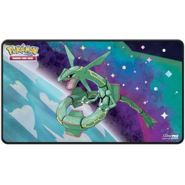 Imagem de Ultra PRO - Rayquaza Legendary Pokémon 15" Foil Playmat for Playing Cards - Ideal for Pokemon Enthusiasts | Perfect Playmat Accessory for Every TCG Lover