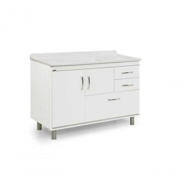 Imagem de Balcao Pia (120) Supremo Rorato Branco/branco