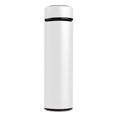 Imagem de Garrafa Térmica Inox 500ml Quente Frio Tampa Branco Nº2