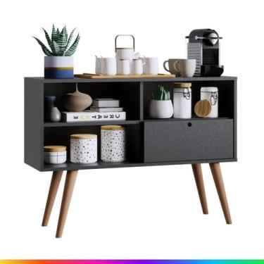 Imagem de Buffet Aparador Cantinho do Café Sala Retrô Balcão Móveis Bonatto, Pre