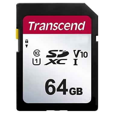 Imagem de Transcend Cartão De Memória 64 Gb, Compatível Com Câmera Digital Nikon Coolpix B500 - Sdxc Uhs-I Classe 10, U1, 100 Mb/S, Série 300