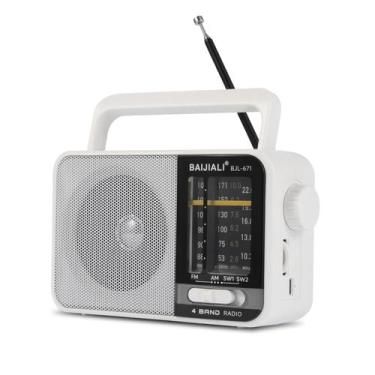 Imagem de Rádio portátil BAIJIALI AM FM SW Dual Power Emergency BJL-671