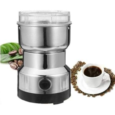 Imagem de Moedor Elétrico de Café 150W Aço Inox Compacto e Potente para Grãos, Temperos e Cereais