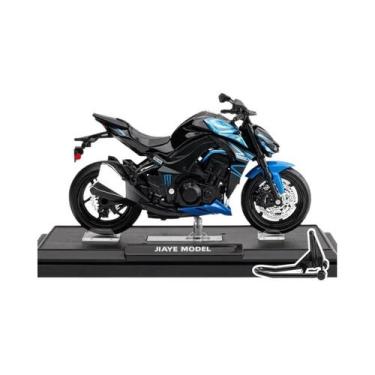 Imagem de Meninos Escala 1/12 Kawasaki Z1000 Liga Motocicleta Modelo Brinquedo C