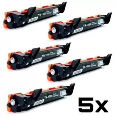 Imagem de Kit 5 Toner Compatível TN1060 Tn1060 Tn-1060 Tn1000 HL1202 1212 1512 D