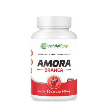 Imagem de Amora Branca 500mg 60 Cápsulas Natural - Essential Pure