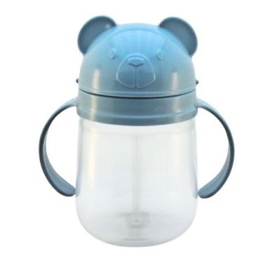 Imagem de Copo Infantil Treinamento Antivazamento Com Alça 350ml - PLASÚTIL, Urs