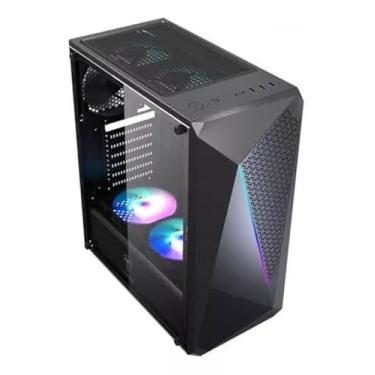 Imagem de PC Gamer Joy: Intel Xeon2689, AMD RX580, 16GB RAM DDR3, SSD 500GB (preto, RX580, 500, GB, Windows 10 Home, 16, GB)