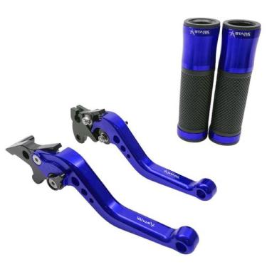 Imagem de Kit Manopla Luva Manete Esportivo Yes 125 Intruder 125 Dafra Riva - No