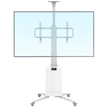 Imagem de NB North Bayou Suporte Móvel Pedestal Elétrico para TV 55" A 85" com Regulagem de Altura e Controle Remoto