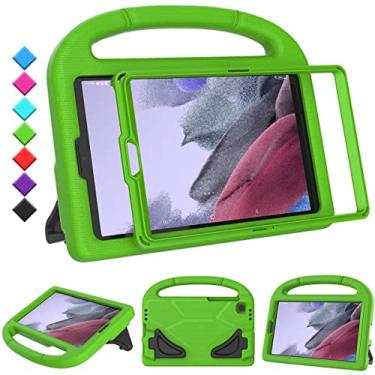 Imagem de TOEVEK Capa infantil para tablet Samsung Galaxy Tab A7 Lite de 8,7 polegadas, protetor de tela integrado, capa protetora com alça à prova de choque para Samsung Galaxy Tab A7 8,7 polegadas 2021