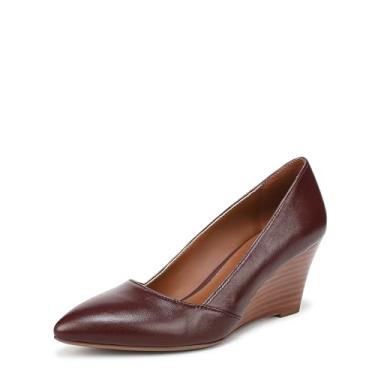 Imagem de Franco Sarto Sapato feminino Frankie, Couro vermelho Oxblood, 41