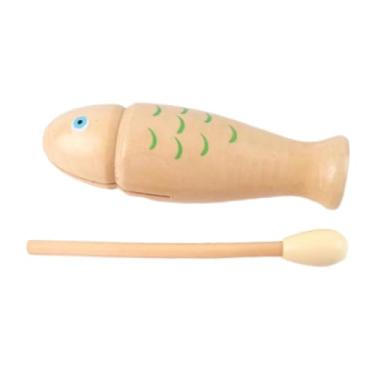 Imagem de Kokiya Instrumentos musicais de percussão, instrumento de tambor, presentes de aniversário, brinquedo de desenvolvimento, de percussão musical para, Vermelho, 14.5 Cm