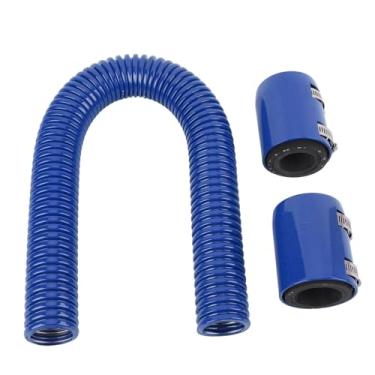 Imagem de Generic Kit de Mangueira de Radiador do Líquido de Arrefecimento, 24 Polegadas de Instalação Fácil Kit de Mangueira de Radiador de Resfriamento Com Grampo para 1 3/4in 1 /2in /4in (Azul)