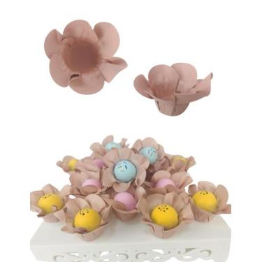 Imagem de 40 Forminha Rosa Antigo Gourmet Para Doces Finos Flor Festa - Lulli Fe