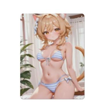 Imagem de Anime Sexy Bikini Hot Girl Pinup Girl Metal Tin Sign Wall Art Poster Decor for Home Bar Club Bedroom Bathroom Man Cave Otaku 30,5 x 40,6 cm, AC031