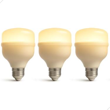 Imagem de Lâmpada Led Bulbo 40w 3000k Branco Quente Bivolt 127v e 220v Luz Amarela para Ambientes Aconchegantes E27 Econômica (3)