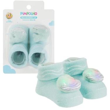 Imagem de Sapatinho Meia Bichinhos Com Led Menino Menina Recém Nascido - Pimpolh