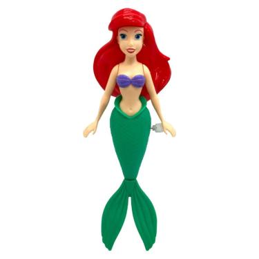 Imagem de Boneca Ariel 20cm Princesas Disney Diversão na Água EtiToys YD-779