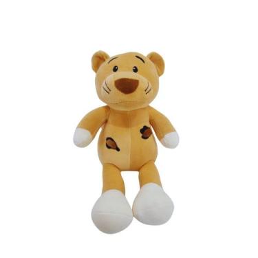 Imagem de Pelúcia Onça Safari Plush 35cm  Bicho Infantil Fofo e Macio - Fizzy To