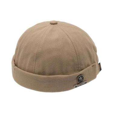 Imagem de Gorro Unissex De Veludo Ajustável Sem Aba Hip Hop Streetwear Retro Doc