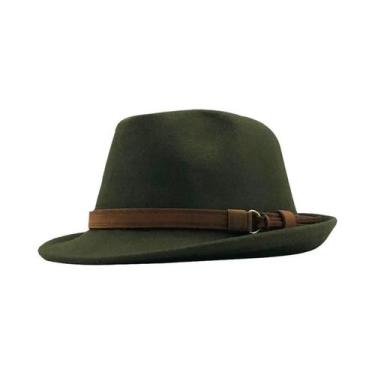 Imagem de Chapéu De Lã Jazz Vintage Feminino Outono Inverno Respirável Moda Casu