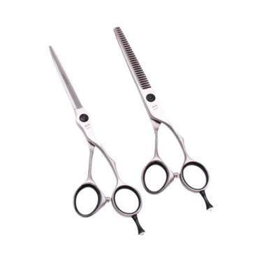 Imagem de Tesoura Profissional Para Cabelo 5.5'' 6'' 440C, Tesoura De Corte Para