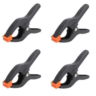 Imagem de Kit 4 Pcs Grampo Multiuso 4 Pol. 100mm Marceneiro Reforçado - OMEGA