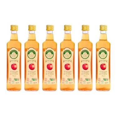 Imagem de Kit 6 Vinagre De Maçã Orgânico Acidez 4,2% São Francisco 500 ml