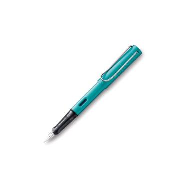 Imagem de LAMY AL-star turmaline - Caneta tinteiro com grip ergonômica e pena de aço preta M - corpo de alumínio leve - incluindo cartucho azul LAMY T 10