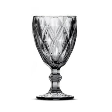 Imagem de Original Line Taças de Vidro Diamond, 340ml, Conjunto com 6, Preto