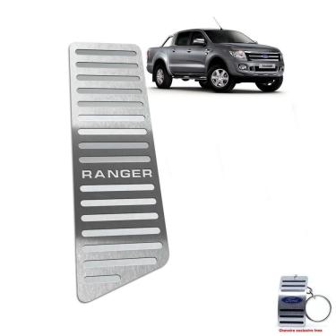 Imagem de Descanso De Pé Ford Ranger 2013 Até 2016 Aço Inox