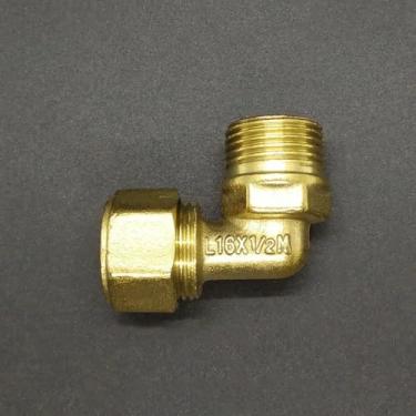 Imagem de 1620 2025 2632 PEX-AL-PEX 1/5.1 cm 3/10.2 cm 2.5 cm macho fêmea latão cotovelo adaptador de encaixe de tubo de 90 graus para aquecimento solar de piso (BSP macho, 1620_3/10.2 cm)