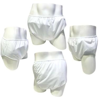 Imagem de Kit 2 Fralda Plastica Geriatrica Reutilizável S/Botão 2und - Minha Est