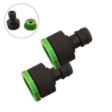 Imagem de Kit 2 Bico para Torneira 3/4 e 1/2 Adaptador Mangueira Rosca para jard