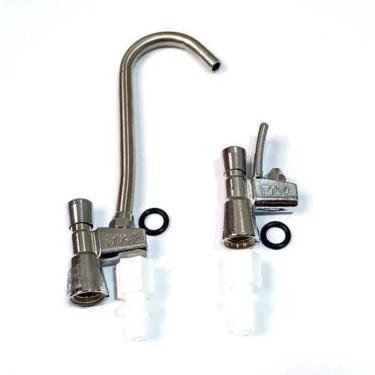 Imagem de 2X Kit Torneira Válvula Jato E Copo Para Bebedouro Ibbl