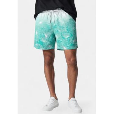 Imagem de Shorts Areia Branca Yacht Resort Hibisco Verde, GG