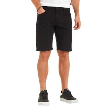 Imagem de Bermuda Forum Masculina Sarja Paul Slim Tailor Preta-Masculino