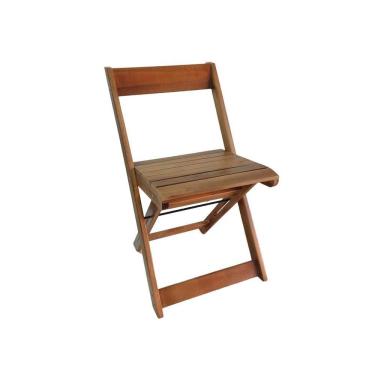 Imagem de Kit 4 Cadeiras Dobráveis De Madeira Eucalipto Natural Mel