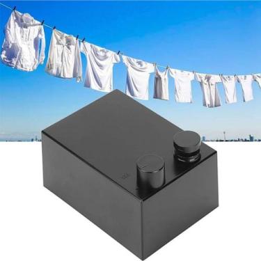 Imagem de Varal Retrátil de Parede 4,2 m em Aço Inox, Recolhimento Automático, S