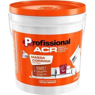 Imagem de Massa corrida acrílica profissional de 18 litros - Renner