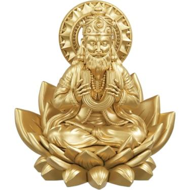 Imagem de Estátua Vishvakarma Deus Hindu da Arquitetura - Arquiteto dos Devas (Cor Ouro)
